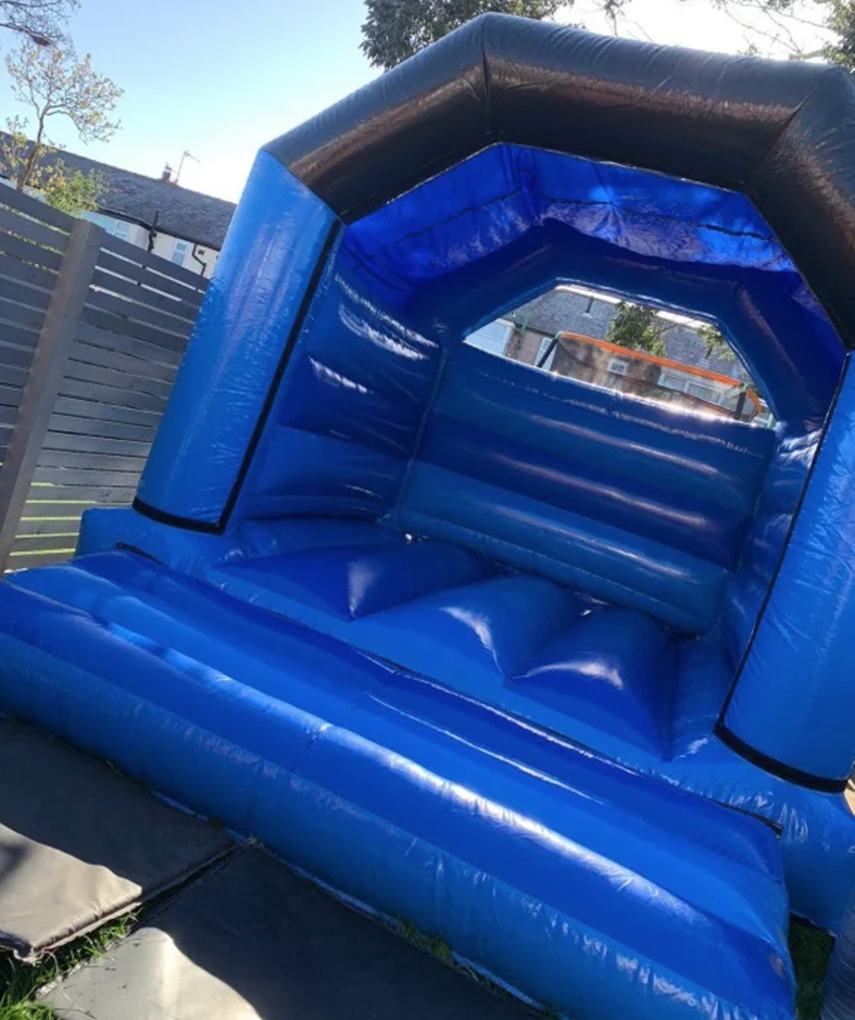 Black & Blue 2 Black & Blue Bouncy Castle - Image 1