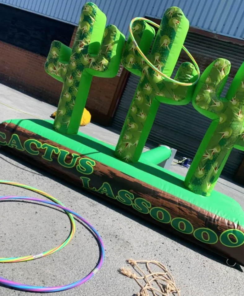 Cactus Hoopla Inflatable Cactus Hoopla Game - Image 1