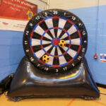 Inflatable Kick & Stick Foot Darts Game