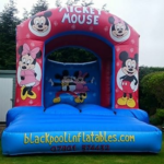 10ft x 12ft Mickey & Minnie Themed Bouncy Castle