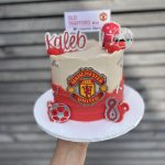 Football themed cake