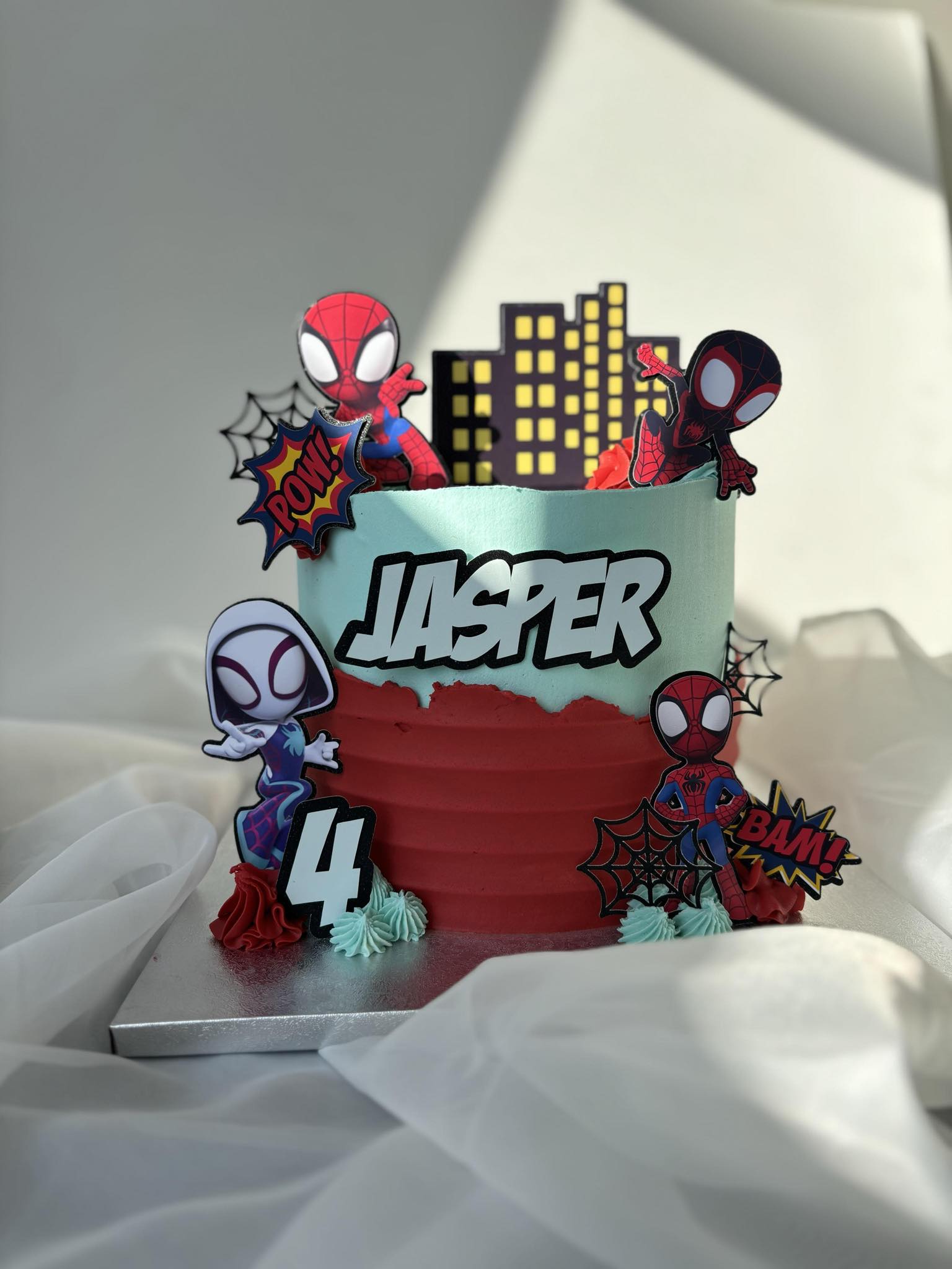 494579056_1521003068879158_3646037898978479763_n 8 inch 3 layer themed cake - Image 1