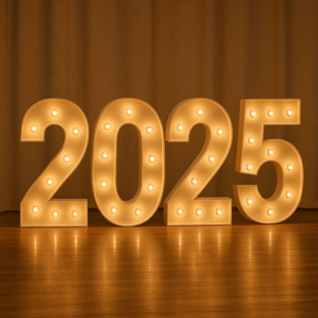 Fylde Event 2025 Light Up Light Up Numbers/Letters Hire - Image 1