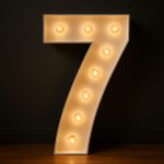 Light Up Numbers/Letters Hire - Image 2