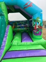 12ft x 15ft Mini Dinosaur Bouncy Castle with Slide - Image 4