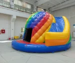 19ft x 22ft Rainbow Music Disco Dome Bouncy Castle with Slide - Image 3