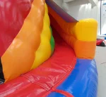 19ft x 22ft Rainbow Music Disco Dome Bouncy Castle with Slide - Image 2