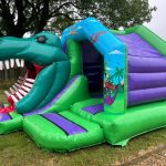 12ft x 15ft Mini Dinosaur Bouncy Castle with Slide