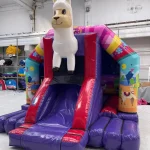 14ft x 18ft No Drama Llama Disco Bouncy Castle with Lights, Music & Slide