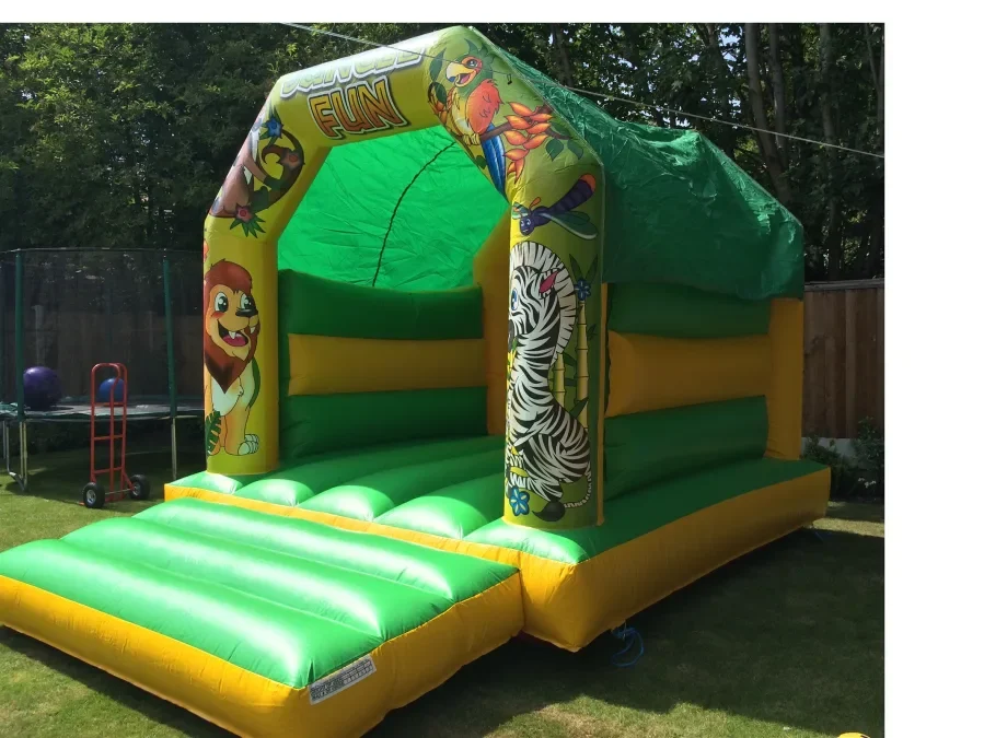 cropped-Jungle.webp 11ft x 15ft Jungle Theme Bouncy Castle - Image 1