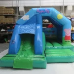 12ft x 15ft Peppa Pig Front Slide Combi Bouncy Castle