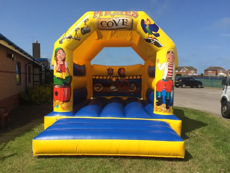 cropped-Pirate.webp 11ft x 15ft Pirate Theme Bouncy Castle - Image 1